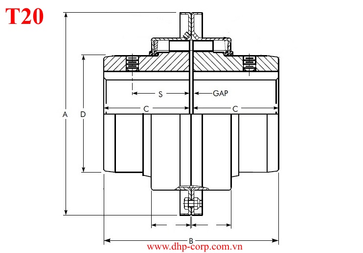 Taper Grid Couplings Grid Couplings Type V T20 PT Couplings Shaft
