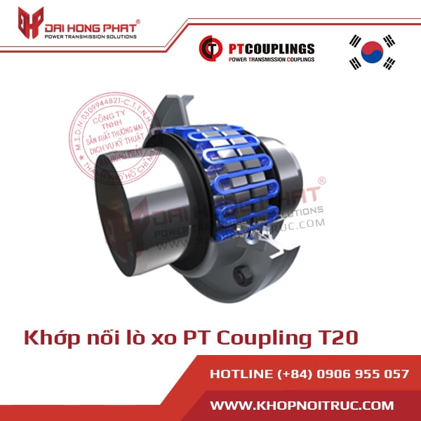 KHỚP NỐI LÒ XO DHP T20 - TAPER GRID COUPLINGS DHP T20