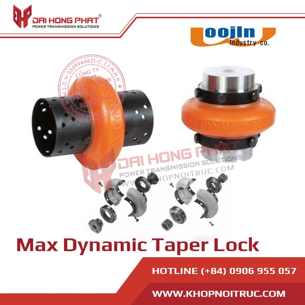 MAX DYNAMIC COUPLINGS WITH TAPER-LOCK