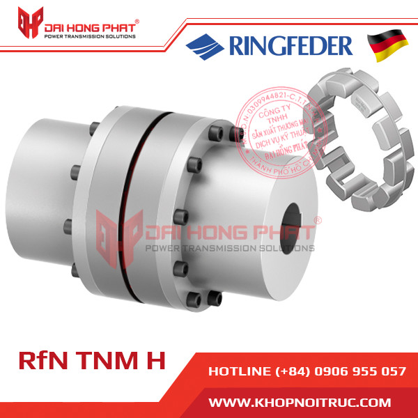 FLEXIBLE RINGFEDER SHAFT COUPLING NOR-MEX H (TNM H) USE FOR PUMPING