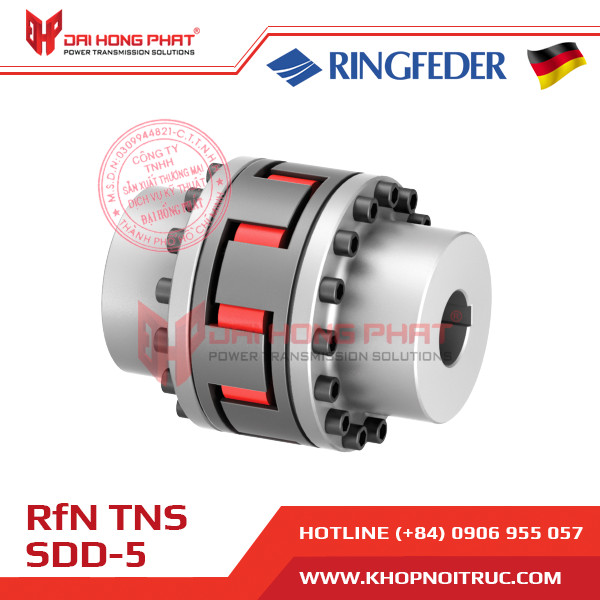 RINGFEDER TNS SDD-5 (REMOVABLE CLAW RINGS, SHORT HUBS)