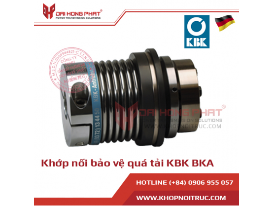 Torque Limiters with Metal Bellows BKA