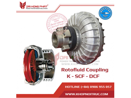Westcar Rotofluid Hydrodynamic coupling type K, SCF, DCF