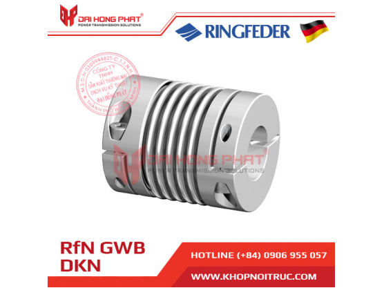 Khớp nối trục Ringfeder GWB DKN dùng cho Encoder