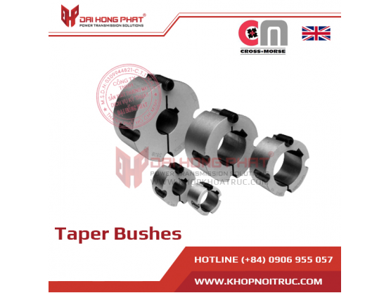 Pulley Taper Bushes Cross Morse