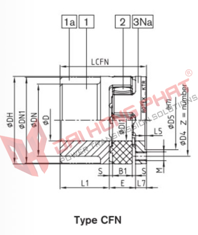 Khớp nối trục KTR Rotex CFN