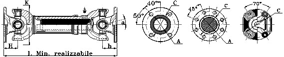 Khớp nối trục Cardan Italgiunti Italy - Universal Joint size 587.15