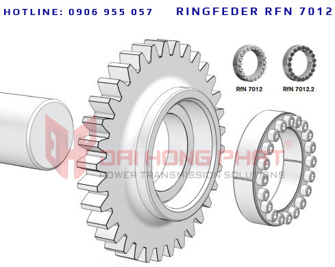 Khớp khóa trục Ringfeder Locking Assembly Ringfeder RfN 7012