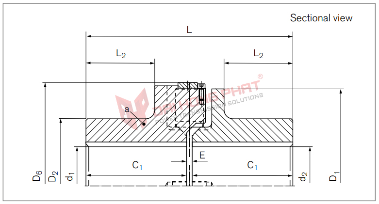 Khớp nối trục Ringfeder TNB BH