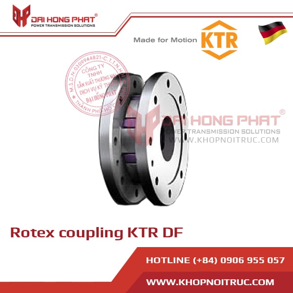 KHỚP NỐI TRỤC KTR ROTEX DF - ROTEX COUPLING KTR DF