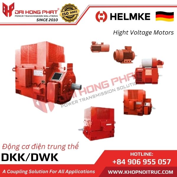 ĐỘNG CƠ ĐIỆN TRUNG THẾ HELMKE LOẠI DKK/DWK