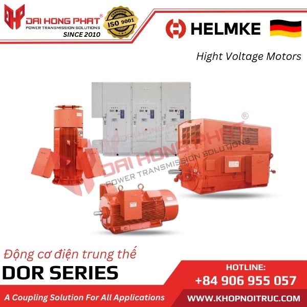 ĐỘNG CƠ ĐIỆN TRUNG THẾ HELMKE LOẠI DOR SERIES