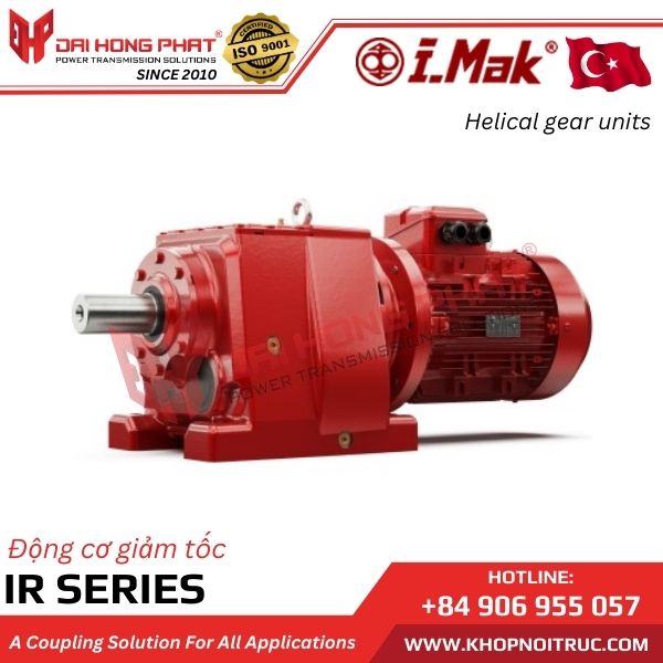 ĐỘNG CƠ LIỀN GIẢM TỐC TRỤC THẲNG IMAK IR SERIES