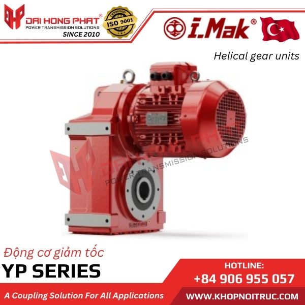 ĐỘNG CƠ GIẢM TỐC TRỤC SONG SONG IMAK YP SERIES