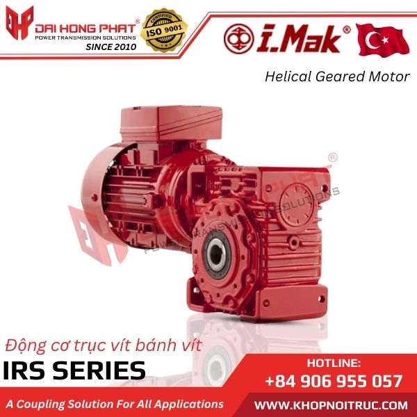 ĐỘNG CƠ TRỤC VÍT BÁNH VÍT I.MAK IRS SERIES