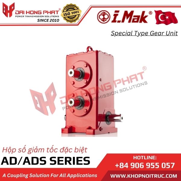 SPECIAL TYPE GEAR UNIT IMAK AD/ADS/IRAEM SERIES