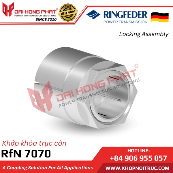 KHỚP KHÓA TRỤC RINGFEDER RFN 7070 WITH CENTRAL LOCK NUT