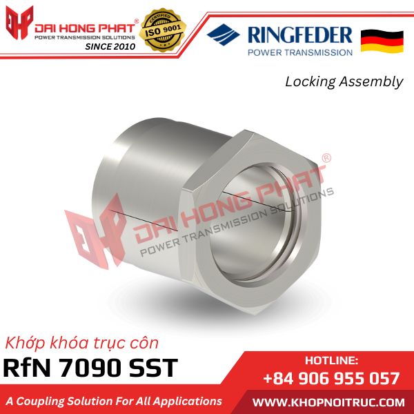 RINGFEDER CENTRAL LOCK NUT RFN 7090 SST