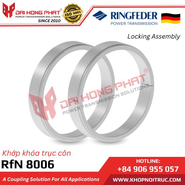 VÒNG KHÓA TRỤC CÔN RINGFEDER RFN 8006 - LOCKING ELEMENTS