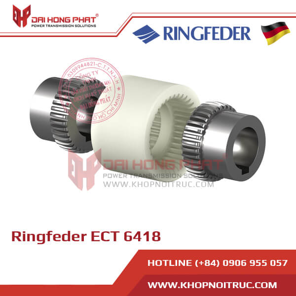 KHỚP NỐI RĂNG VỎ NHỰA RINGFEDER ECT 6418