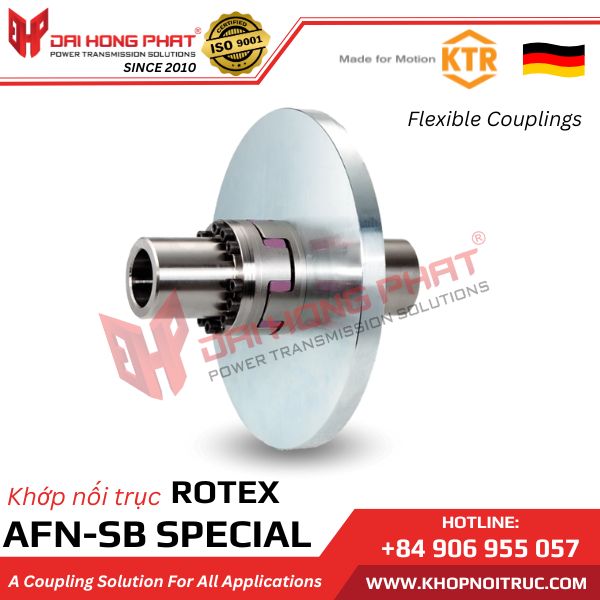 KHỚP NỐI TRỤC KTR ROTEX AFN-SB SPECIAL - JAW COUPLING ROTEX AFN-SB SPECIAL  WITH BRAKE DISK