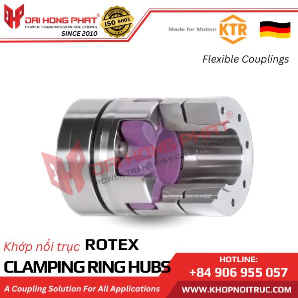 KTR ROTEX CLAMPING RING HUBS 6.0