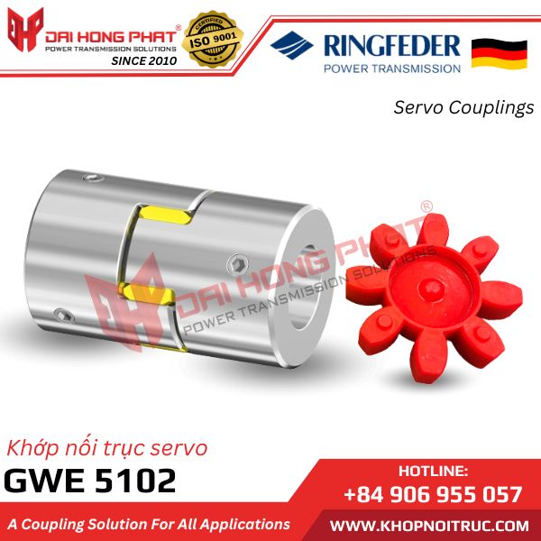 KHỚP NỐI ĐỘNG CƠ SERVO RINGFEDER GWE 5102