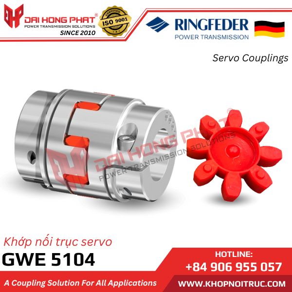 KHỚP NỐI ĐỘNG CƠ SERVO RINGFEDER GWE 5104