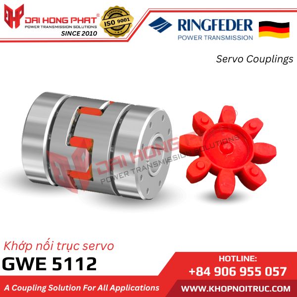 KHỚP NỐI ĐỘNG CƠ SERVO RINGFEDER GWE 5112