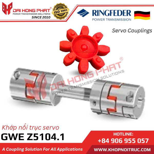 KHỚP NỐI ĐỘNG CƠ SERVO RINGFEDER GWE Z5104.1