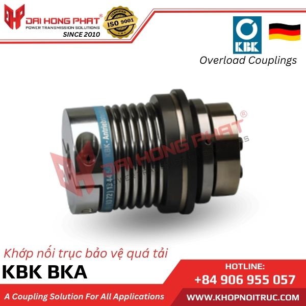 TORQUE LIMITERS WITH METAL BELLOWS BKA