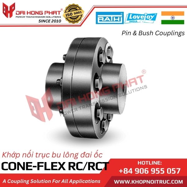 KHỚP NỐI BULONG ĐAI ỐC RATHI-LOVEJOY CONE-FLEX RC/RCT