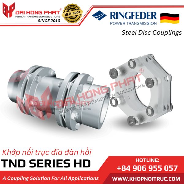 RINGFEDER TORSIONALLY RIGID DISC COUPLINGS SERIES HD