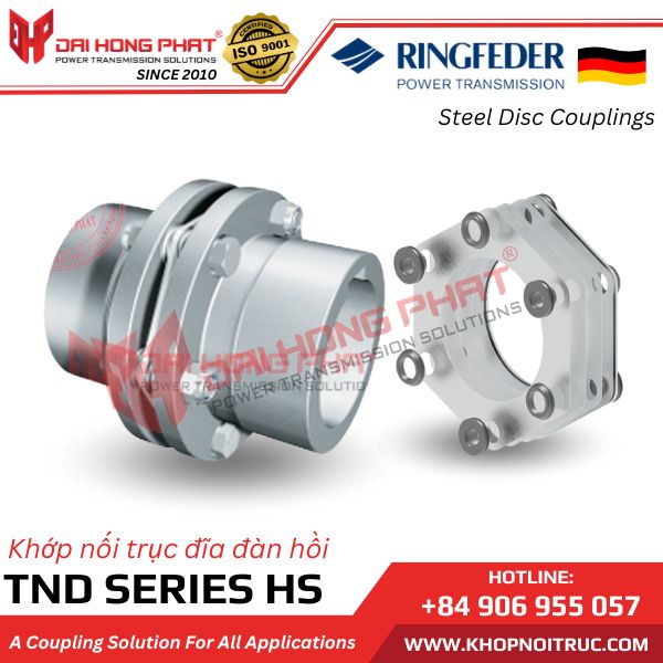 RINGFEDER TND TORSIONALLY RIGID DISC COUPLINGS SERIES HS