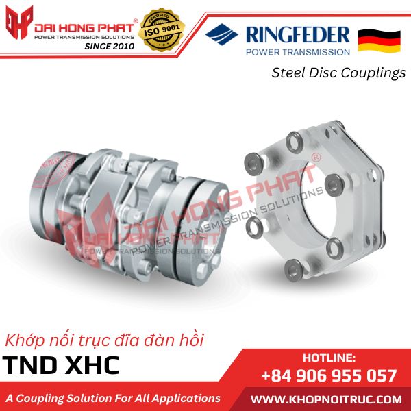 TORSIONALLY RIGID DISC COUPLINGS WITH LOCKING ASSEMBLY SERIES XHC