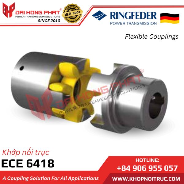 KHỚP NỐI TRỤC VỎ THÉP RINGFEDER ECE 6418