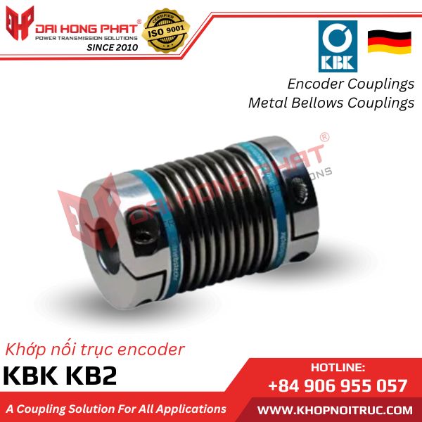 KHỚP NỐI LÒ XO ENCODER KBK KB2 - FLEXIBLE SPRING ENCODER