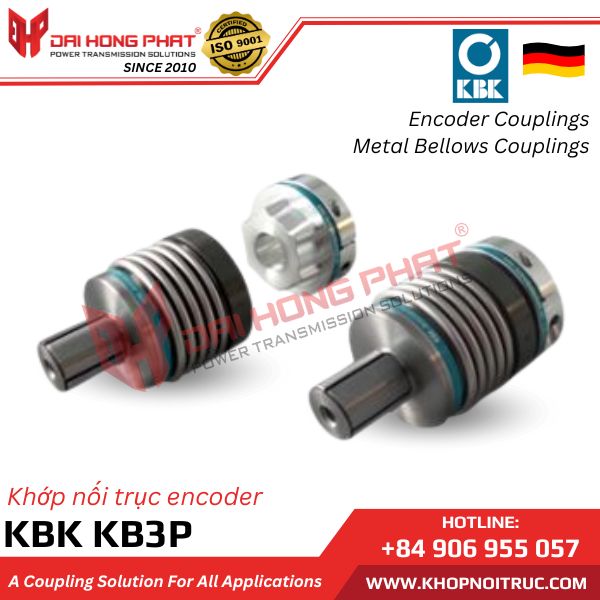 KHỚP NỐI LÒ XO ENCODER KBK KB3P