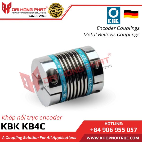 KHỚP NỐI LÒ XO ENCODER KBK KB4C