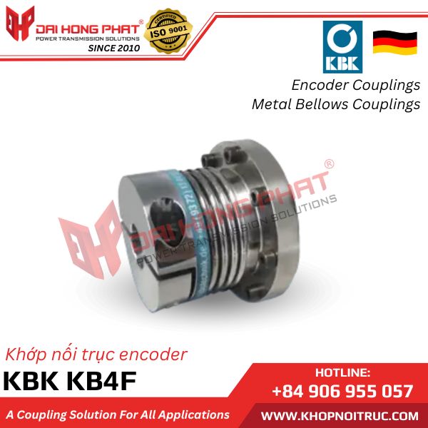 KHỚP NỐI LÒ XO ENCODER KBK KB4F