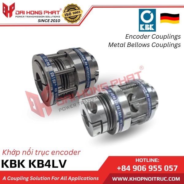 KHỚP NỐI LÒ XO ENCODER KBK KB4LV