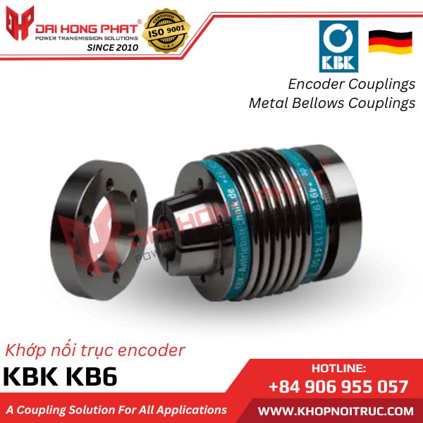 KHỚP NỐI LÒ XO ENCODER KBK KB6