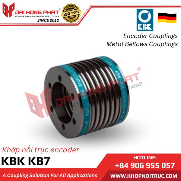 KHỚP NỐI LÒ XO ENCODER KBK KB7