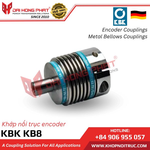 KHỚP NỐI LÒ XO ENCODER KBK KB8