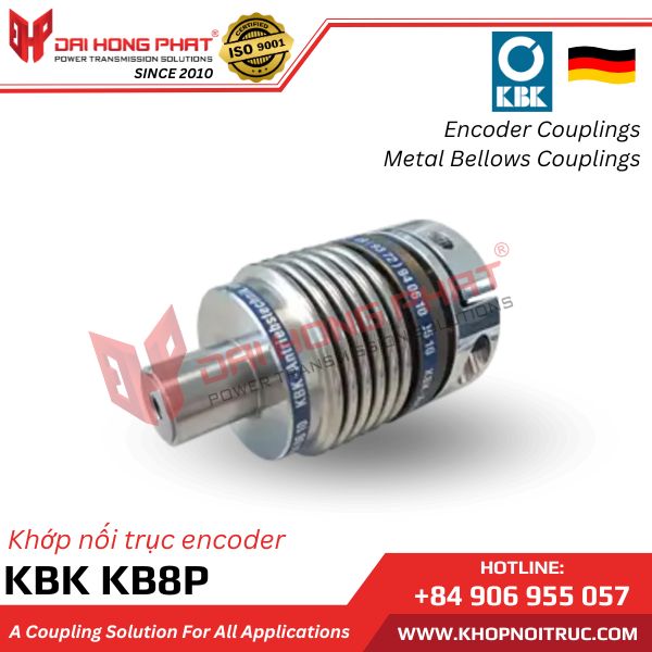 KHỚP NỐI LÒ XO ENCODER KBK KB8P