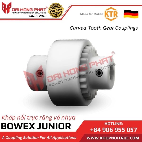 KHỚP NỐI RĂNG VỎ NHỰA KTR BOWEX JUNIOR – TOOTH GEAR COUPLINGS