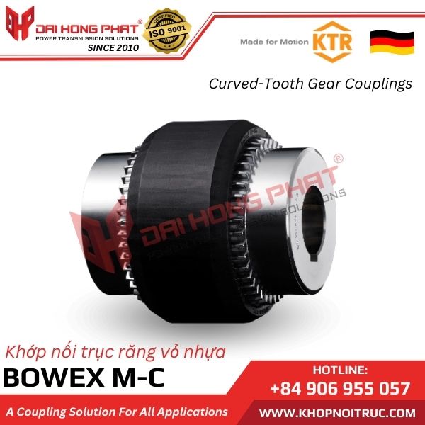 KHỚP NỐI RĂNG VỎ NHỰA KTR BOWEX  MC