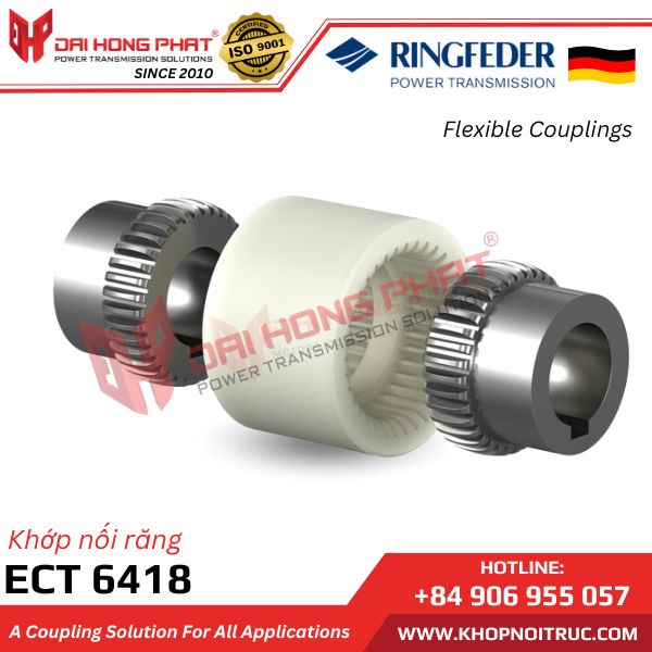 KHỚP NỐI RĂNG VỎ NHỰA RINGFEDER ECT 6418