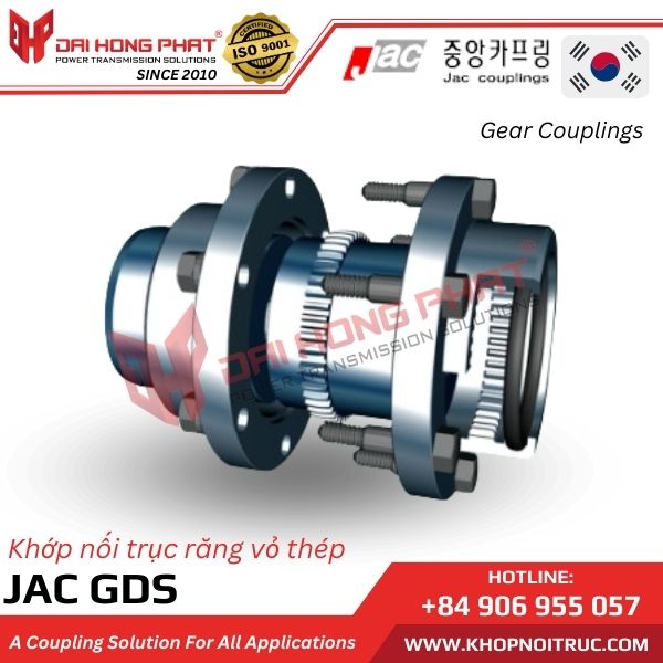 KHỚP NỐI RĂNG VỎ THÉP JAC GDS