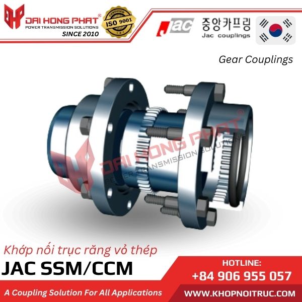 KHỚP NỐI RĂNG VỎ THÉP JAC SSM-CCM – GEAR COUPLING